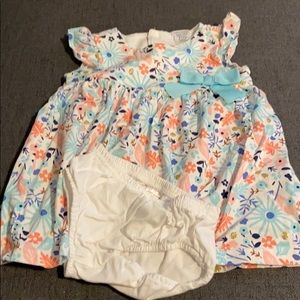 Flower Carter Dress with Underwear